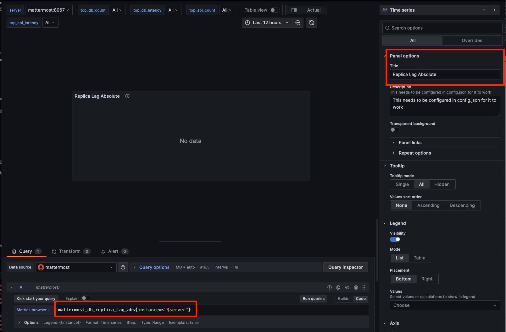 A screenshot showing the specific edits to make to the cloned grafana chart.